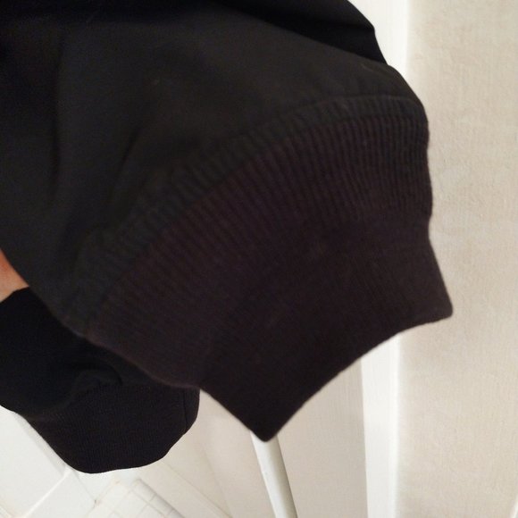 Men's Squall Jacket Land's End Jacket Fleece Lined Zip Pockets XL Black Jacket - Picture 8 of 10